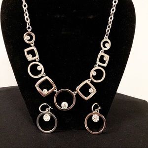 White House Black Market necklace and earring set.